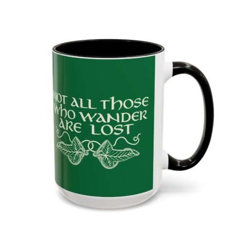 🌿 Not All Those Who Wander Are Lost Mug – Elven-Inspired Sips for the Soul - Image 10