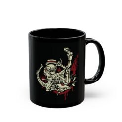 👶👽 Dancing Baby Xenomorph Black Mug – Sip with a Side of Strange