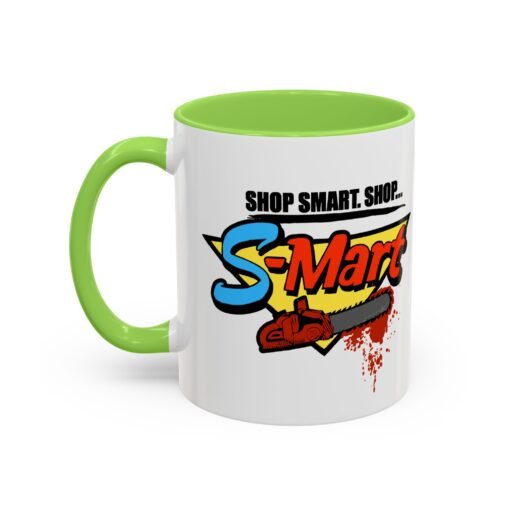 ☕️ Shop Smart... Shop S-Mart Color Accent Mug – Groovy Sips Start Here - Image 28