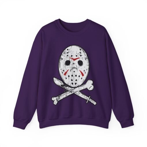 🏴‍☠️🔪 Camp Slasher Unisex Sweatshirt – Classic Horror, Killer Comfort - Image 11