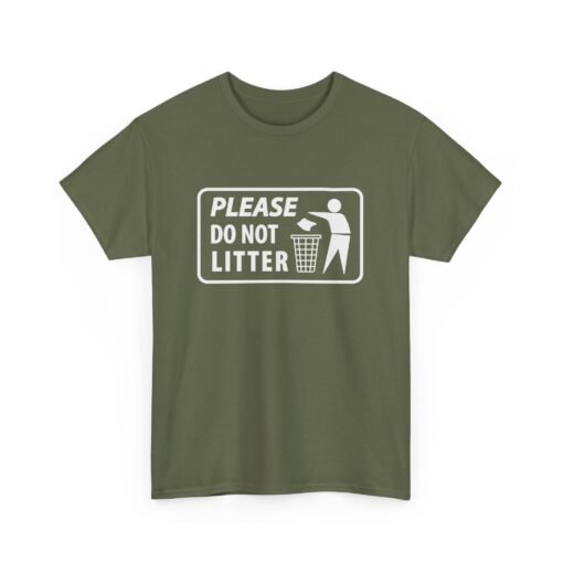 🚯🌎 Do Not Litter Unisex T-Shirt – Respect the Planet, Rock the Message - Image 14