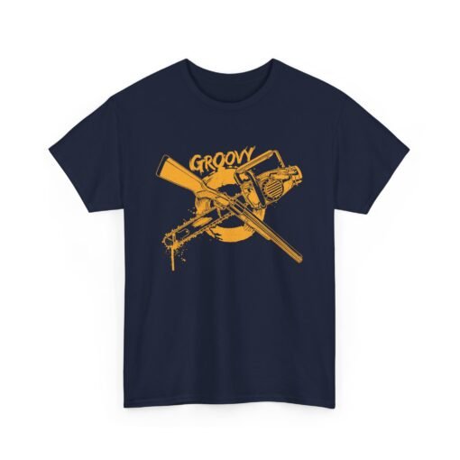 🪓🔫 Groovy Unisex T-Shirt – Hail to the King, Baby - Image 18