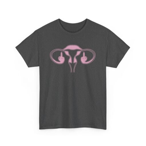 🖕🩷 Ovaries with Middle Fingers Unisex T-Shirt – Bold, Defiant, Unapologetic - Image 14