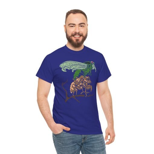 🐛 Molting Cicada Unisex T-Shirt – Transform in Style - Image 4