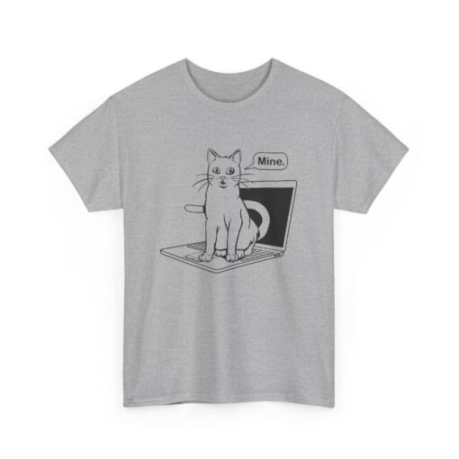 🐱💻 Cat on Laptop Unisex T-Shirt – Productivity? Never Heard of It. - Image 14