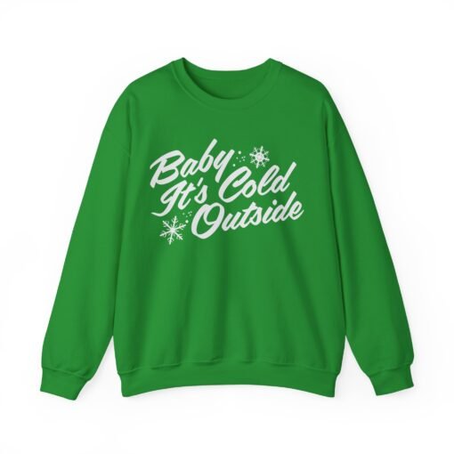 ❄️ Baby It’s Cold Outside Unisex Sweatshirt – Warm Style for Chilly Days - Image 12