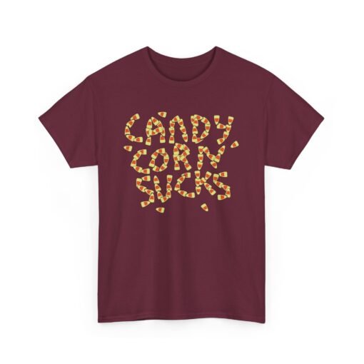 🍬🚫 Candy Corn Sucks Unisex T-Shirt – Sweet Font, Savage Truth - Image 12