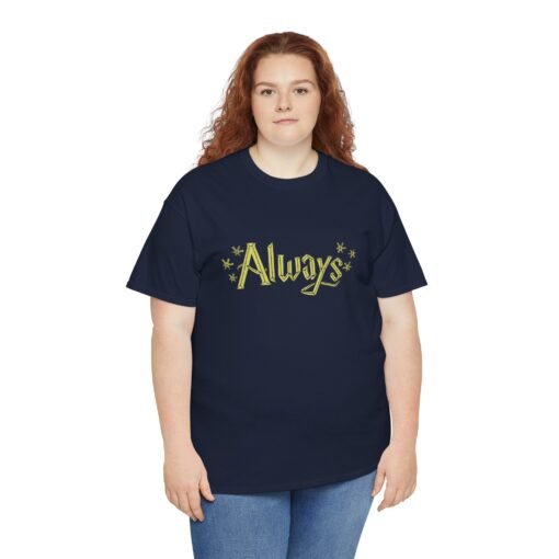 ✨🖤 Always Unisex T-Shirt – A Magical Word That Says It All - Image 6