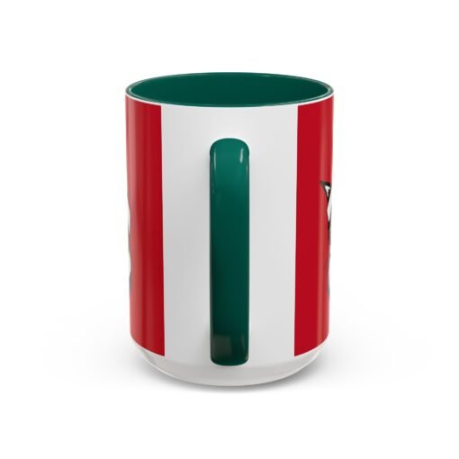 ☕🐱🎄 Elf Kitten Color Accent Mug – Sip with Holiday Whiskers & Cheer - Image 27