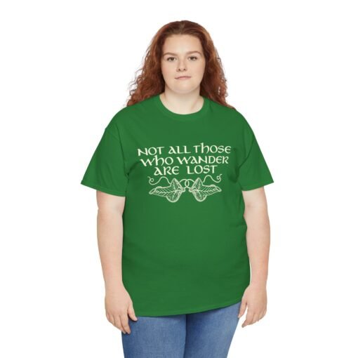 🌿 Not All Those Who Wander Are Lost Unisex T-Shirt – Elven-Inspired Adventure Wear - Image 5