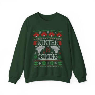 Winter is Coming | Ugly Christmas Sweater | Unisex | Sweatshirt | Direwolf