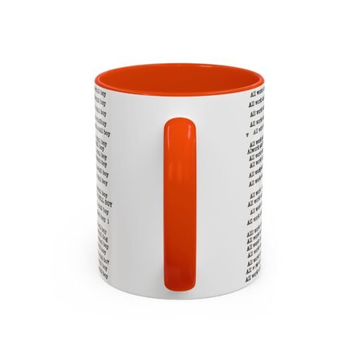 ☕ All Work and No Play Color Accent Mug – A Sip of Madness - Image 35