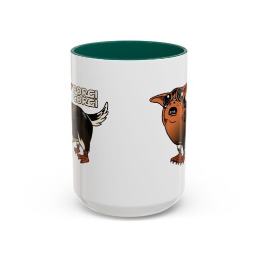 ☕🐶🐧✨ Porgi Corgi Color Accent Mug – Sip with Galactic Cuteness - Image 61