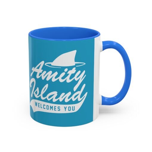 🦈 Amity Island Color Accent Mug – Welcomes You (and the Shark) - Image 14