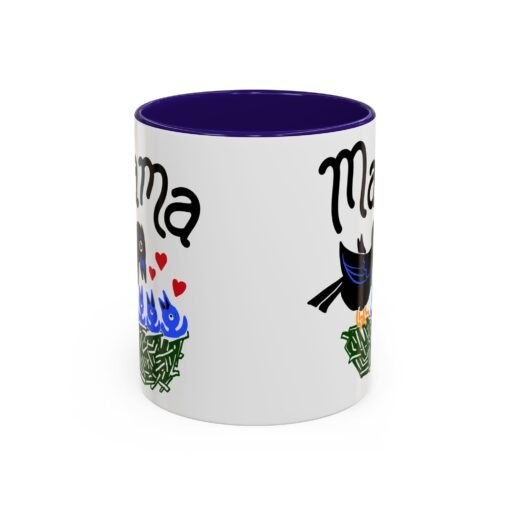 ☕ Mama Bird Color Accent Mug – Love From Above - Image 9