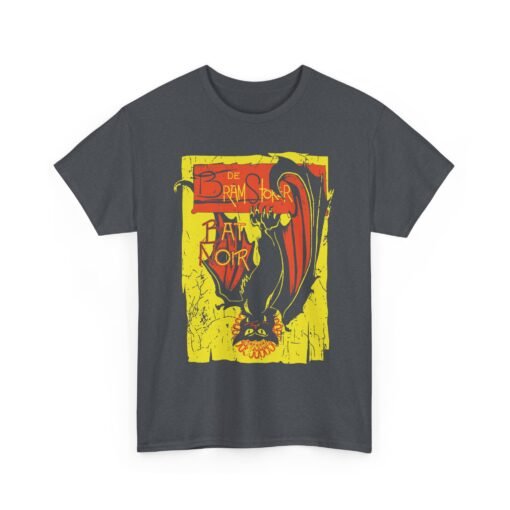 🦇🎩 Bat Noir Unisex T-Shirt – Dark Wings, Classic Mystery - Image 15