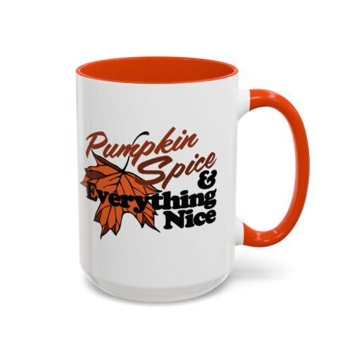 🎃☕ Pumpkin Spice & Everything Nice Accent Mug – Sip into Autumn - Image 34