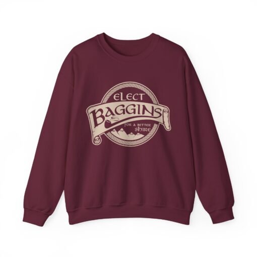 🌿 Elect Baggins for The Shire Unisex Sweatshirt – Campaign in Comfort - Image 14