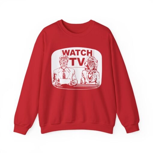 📺👽 Watch TV Unisex Sweatshirt – A Chilling Nod to They Live - Image 13
