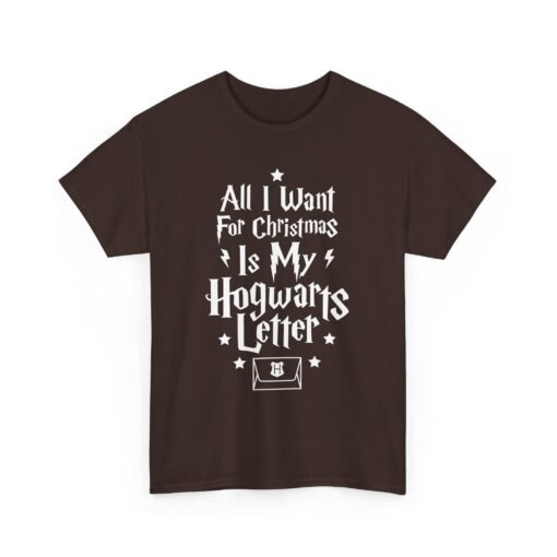 🧙‍♂️🎄 All I Want for Christmas Is My Hogwarts Letter Unisex T-Shirt – A Magical Holiday Wish - Image 13