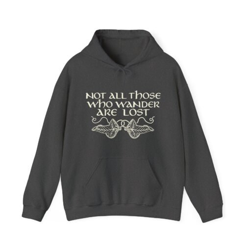 🌿 Not All Those Who Wander Are Lost Unisex Hoodie – For the True Adventurer - Image 15