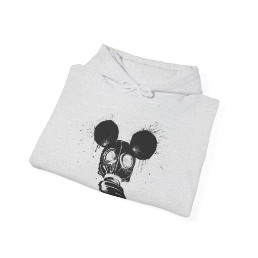 🐭☣️ Gas Mask Mouse Unisex Hoodie – Strange Style, Maximum Comfort - Image 4