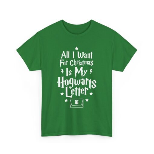 🧙‍♂️🎄 All I Want for Christmas Is My Hogwarts Letter Unisex T-Shirt – A Magical Holiday Wish - Image 14