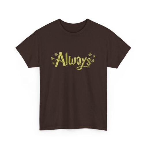 ✨🖤 Always Unisex T-Shirt – A Magical Word That Says It All - Image 13