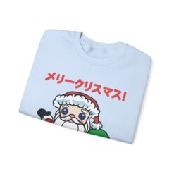 🎄 Kawaii Santa Unisex Sweatshirt – メリークリスマス, Cutified - Image 3