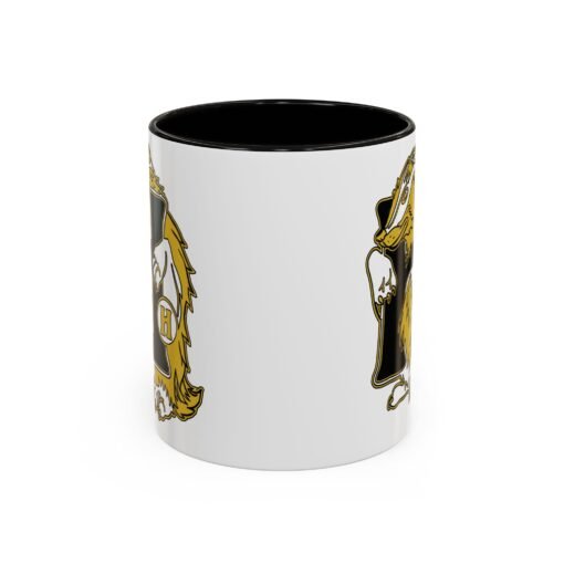 🦡 House of Badger Accent Color Mug – Sip with Heart - Image 2