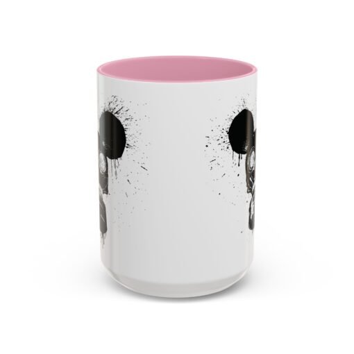 🐭☣️ Gas Mask Mouse Accent Mug – Sip with a Side of Strange - Image 81