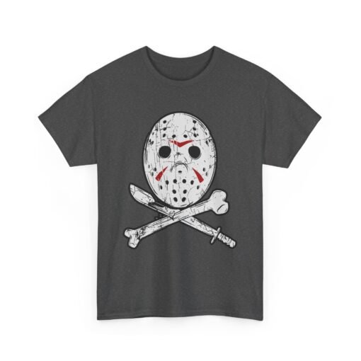 🏴‍☠️🔪 Camp Slasher Unisex T-Shirt – The Jolly Roger of Horror - Image 12