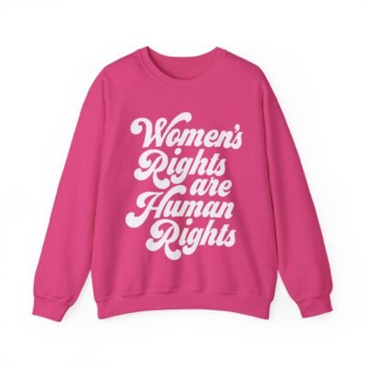 ✊💜 Women’s Rights Are Human Rights Unisex Sweatshirt – Speak Up. Stay Warm.