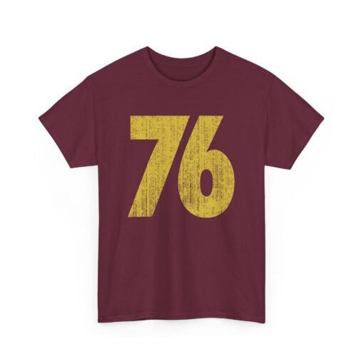 🎮✨ Vault 76 Unisex T-Shirt – Bold, Gold, and Ready to Explore - Image 13