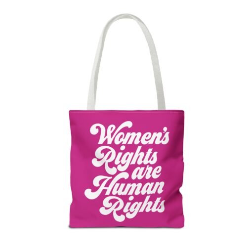 ✊💜 Women's Rights Are Human Rights Tote Bag – Equality On Your Shoulder - Image 18