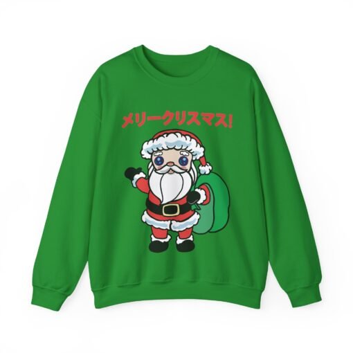 🎄 Kawaii Santa Unisex Sweatshirt – メリークリスマス, Cutified - Image 14