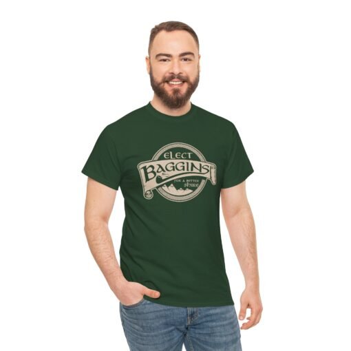 🌿 Elect Baggins for The Shire Unisex T-Shirt – Vote for Second Breakfast - Image 6