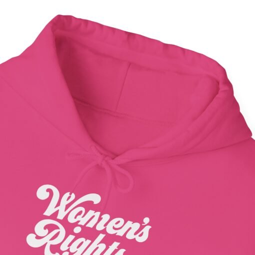 ✊💜 Women’s Rights Are Human Rights Unisex Hoodie – Warmth with a Voice - Image 6