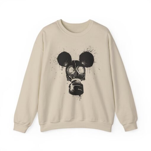 🐭☣️ Gas Mask Mouse Unisex Sweatshirt – Soft, Strange, and Slightly Sinister - Image 13