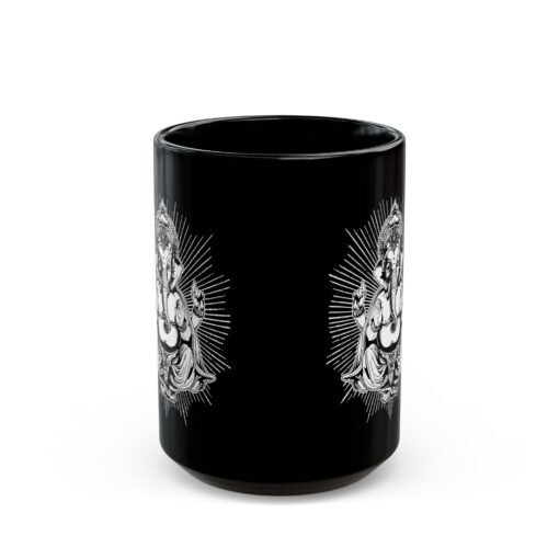 ☕ Ganesh Black Mug – Sip with Wisdom and Blessings - Image 7