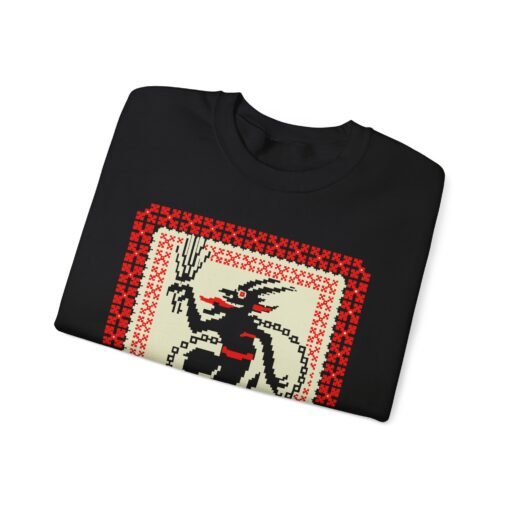 🎄👹 Merry Krampus Unisex Sweatshirt – Cozy, Creepy, Claus’s Worst Nightmare - Image 2