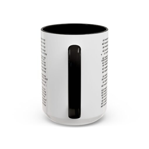 ☕ All Work and No Play Color Accent Mug – A Sip of Madness - Image 51