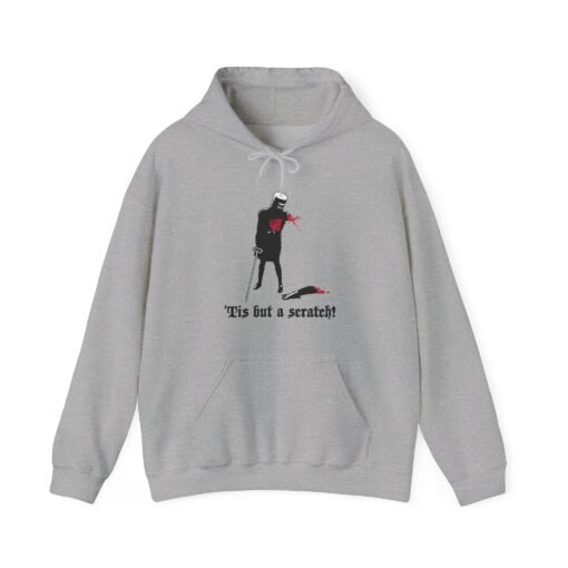 ⚔️ 'Tis But a Scratch Unisex Hoodie – Monty Python-Approved Resilience - Image 12