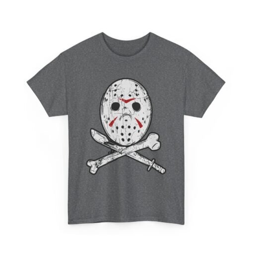 🏴‍☠️🔪 Camp Slasher Unisex T-Shirt – The Jolly Roger of Horror - Image 19