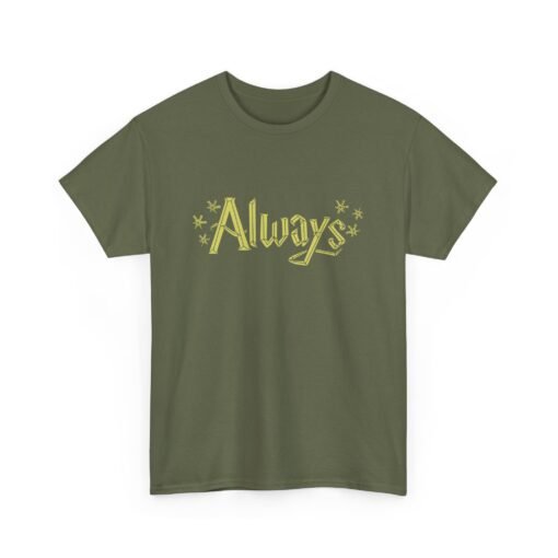 ✨🖤 Always Unisex T-Shirt – A Magical Word That Says It All - Image 14