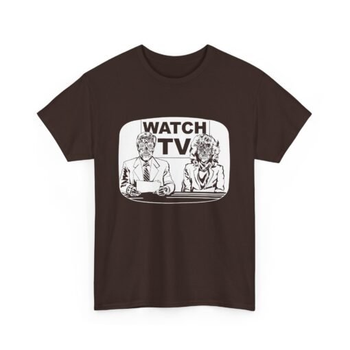 📺👽 Watch TV Unisex T-Shirt – Inspired by They Live, Powered by Paranoia - Image 11