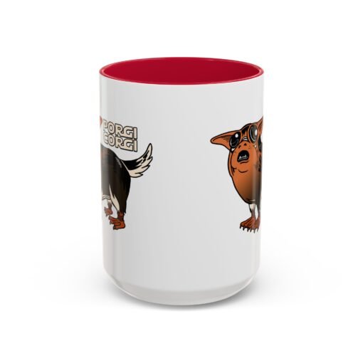 ☕🐶🐧✨ Porgi Corgi Color Accent Mug – Sip with Galactic Cuteness - Image 85