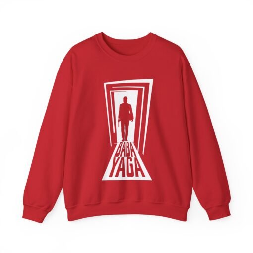 🖤🔫 Baba Yaga Unisex Sweatshirt – Fear the Shadow - Image 13