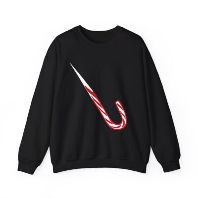 🍭🔪 Candy Cane Shiv Unisex Sweatshirt – Sweet, Sharp & Seriously Festive