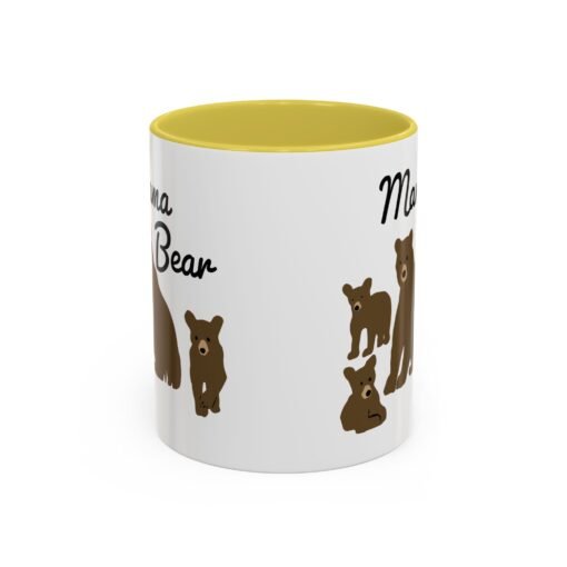 🧸 Mama Bear Color Accent Mug – Fierce Sips, Cozy Vibes - Image 13